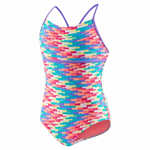 Speedo Girls Strappy 1-Piece-Multi 4 Speedo Girls Strappy 1-Piece-Multi