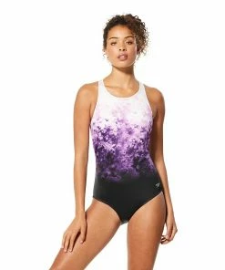Speedo Printed High Neck One Piece Swimwear 23 Speedo Printed High Neck One Piece Swimwear