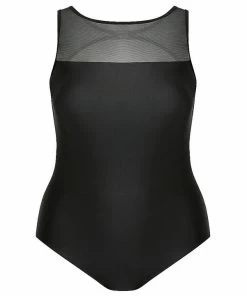 Swimwear Capriosca Luxe Sport Mesh Tank One Piece