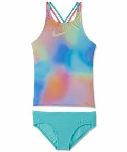 Nike Spectrum Spiderback Girls Tankini Set