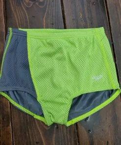 Speedo Color Block Mesh Drag Suit Green/Grey