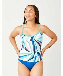 Carve Stinson Tankini: Kaleidoscope Swimwear
