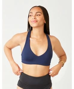 Swimwear Carve La Jolla Reversible Top: Black/Navy