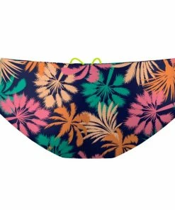Q Swimwear Blue Palm Brief