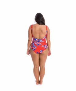 Swimwear Capriosca Cherry Blossom Scoop One Piece