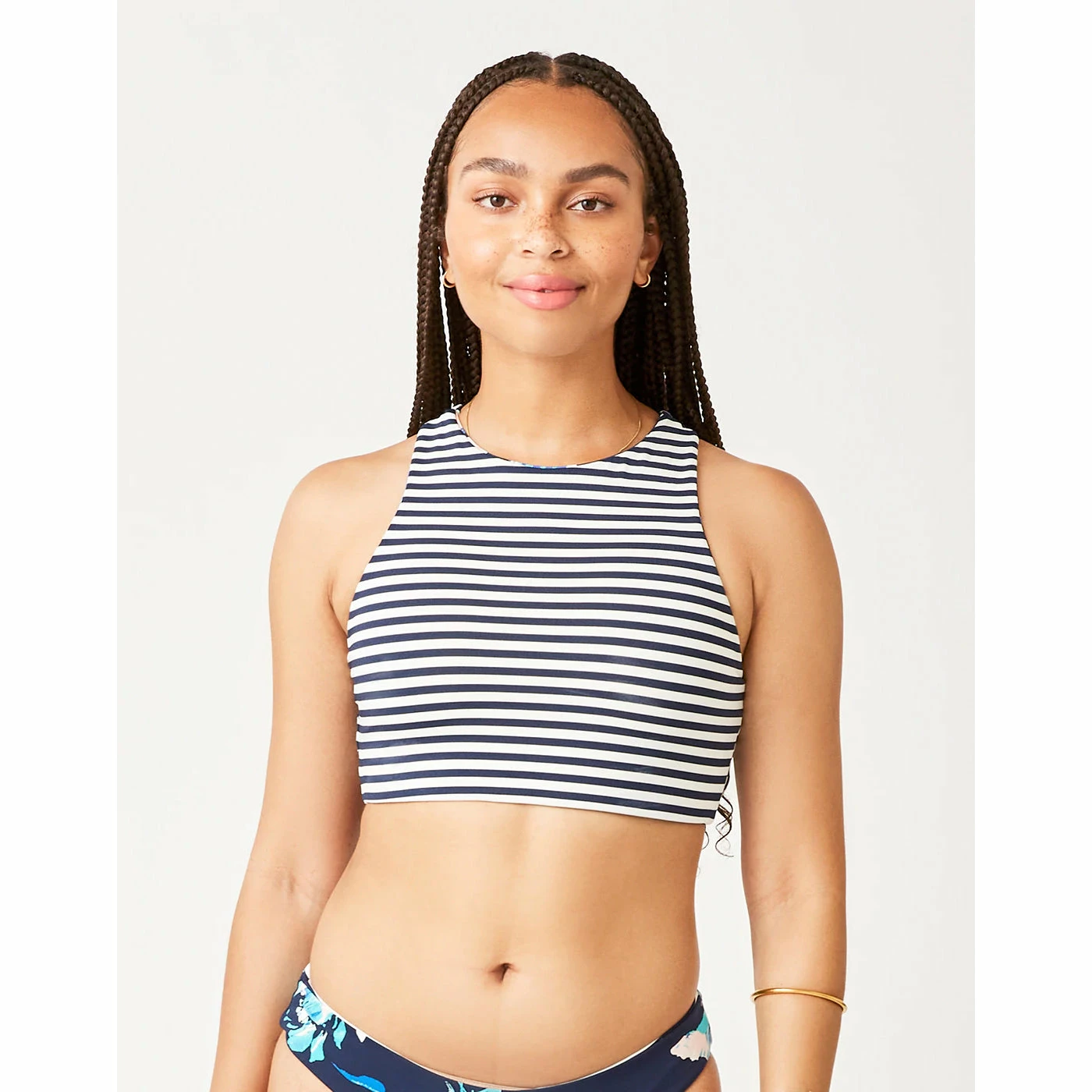 Carve Sanitas Reversible Top: Stargazer/Navy Stripe 5 Carve Sanitas Reversible Top: Stargazer/Navy Stripe