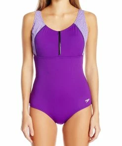 Swimwear Speedo Endurance+ Zip Front Touchback