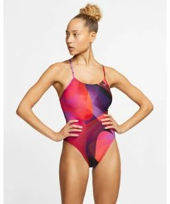 Swimwear Nike Spectrum Lace Up Tie Back One Piece