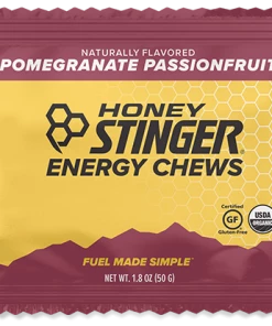 Energy Gels & Chews Honey Stinger Pomegranate Passion Organic Energy Chew