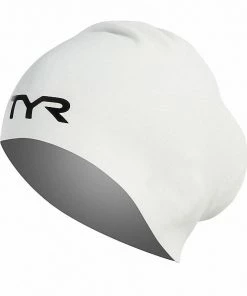 Swim Caps TYR Long Hair Wrinkle Free Silicone Cap