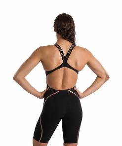 Speedo LZR Pure Intent Open Back Kneeskin- Black