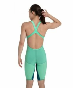 Swimwear Speedo LZR Pure Valor Kneeskin Open Back- Green Glow