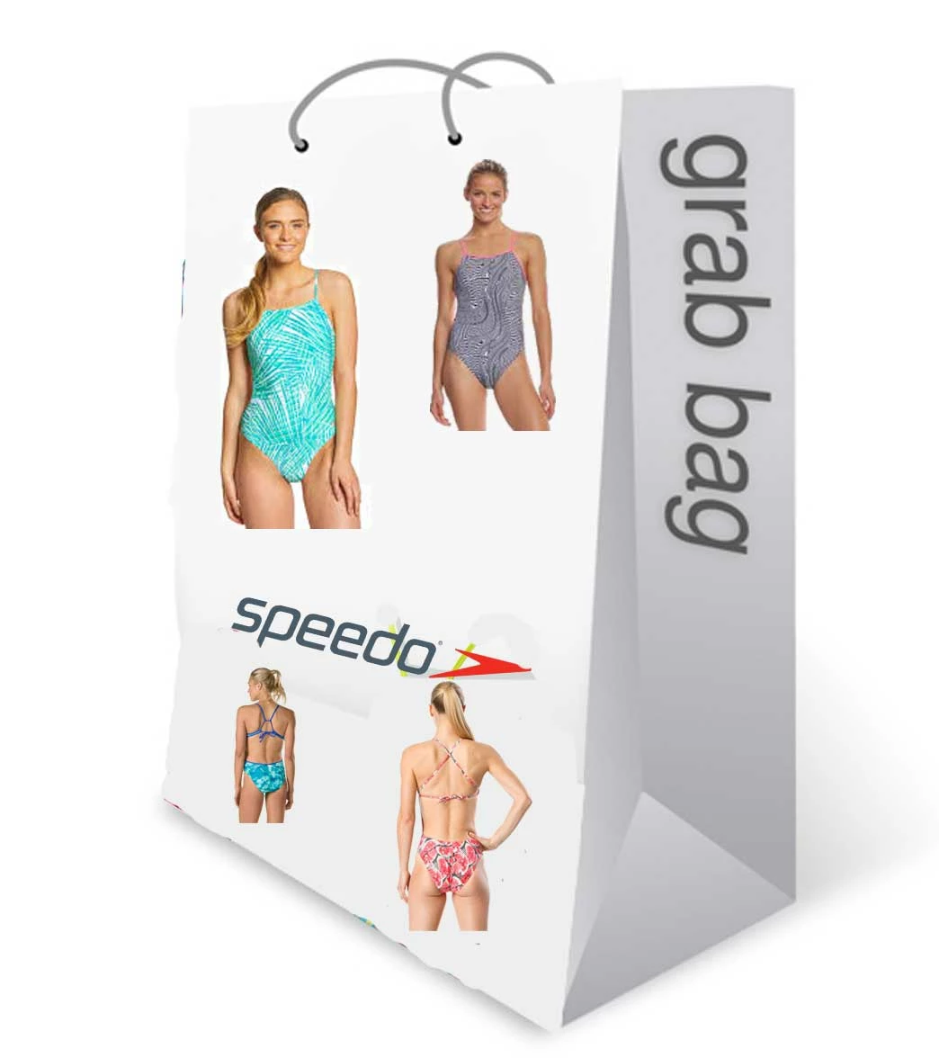 Swimwear Speedo Grab Bag Tie Back One Piece 3 Swimwear Speedo Grab Bag Tie Back One Piece