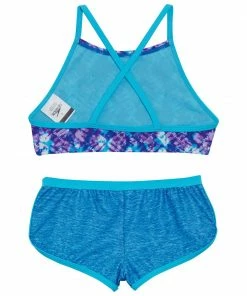 Speedo High Neck Camikini Boyshort 2PC Kid's New Arrivals 7 Speedo High Neck Camikini Boyshort 2PC Kid's New Arrivals