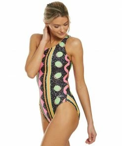 Swimwear Dolfin Classics Women's Heat Wave Print One Piece Swimsuit 11 Swimwear Dolfin Classics Women's Heat Wave Print One Piece Swimsuit