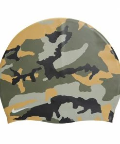 Nike Camo Silicone Cap Swim Caps
