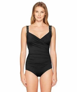 Jantzen Women's Draped Surplice One Piece