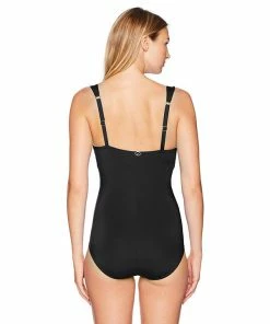 Jantzen Women's Draped Surplice One Piece 6 Jantzen Women's Draped Surplice One Piece