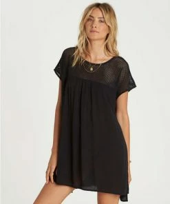 Swimwear Billabong Meshin Around Cover Up Dress