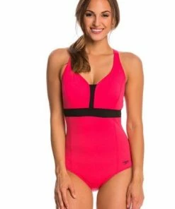 Swimwear Speedo Endurance+ Color Blocked Cross Back