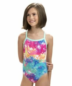 Dolfin Uglies Rainbow Drop Girl's 1-Piece Swimsuit