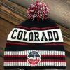 MI Sports Swim Colorado Pom Pom Beanie