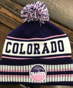 MI Sports Swim Colorado Pom Pom Beanie 7 MI Sports Swim Colorado Pom Pom Beanie