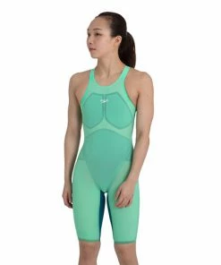 Swimwear Speedo LZR Pure Valor Kneeskin Open Back- Green Glow