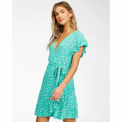 Billabong Wrap And Roll Woven Wrap Dress 4 Billabong Wrap And Roll Woven Wrap Dress