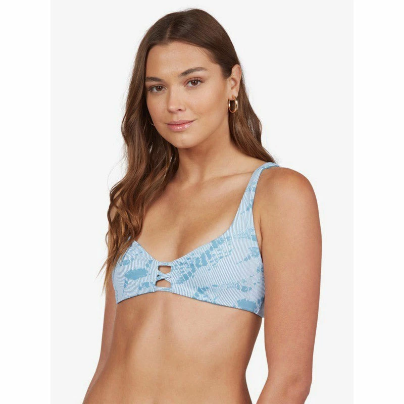 Missy Swimwear Roxy Sea & Waves Revo Printed Tri Bikini Top 3 Missy Swimwear Roxy Sea & Waves Revo Printed Tri Bikini Top