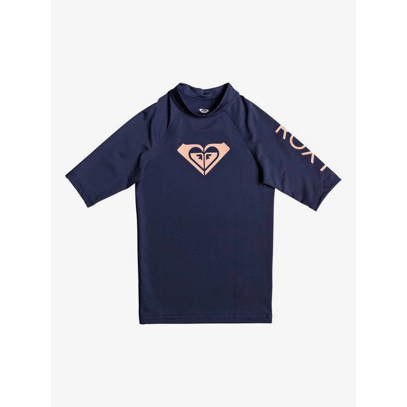 Roxy Girls Whole Hearted Short Sleeve Rashguard 3 Roxy Girls Whole Hearted Short Sleeve Rashguard