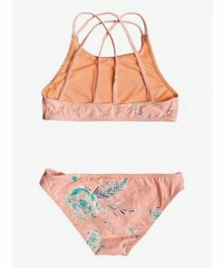 Roxy Girl Darling Girl Crop Top Bikini Set