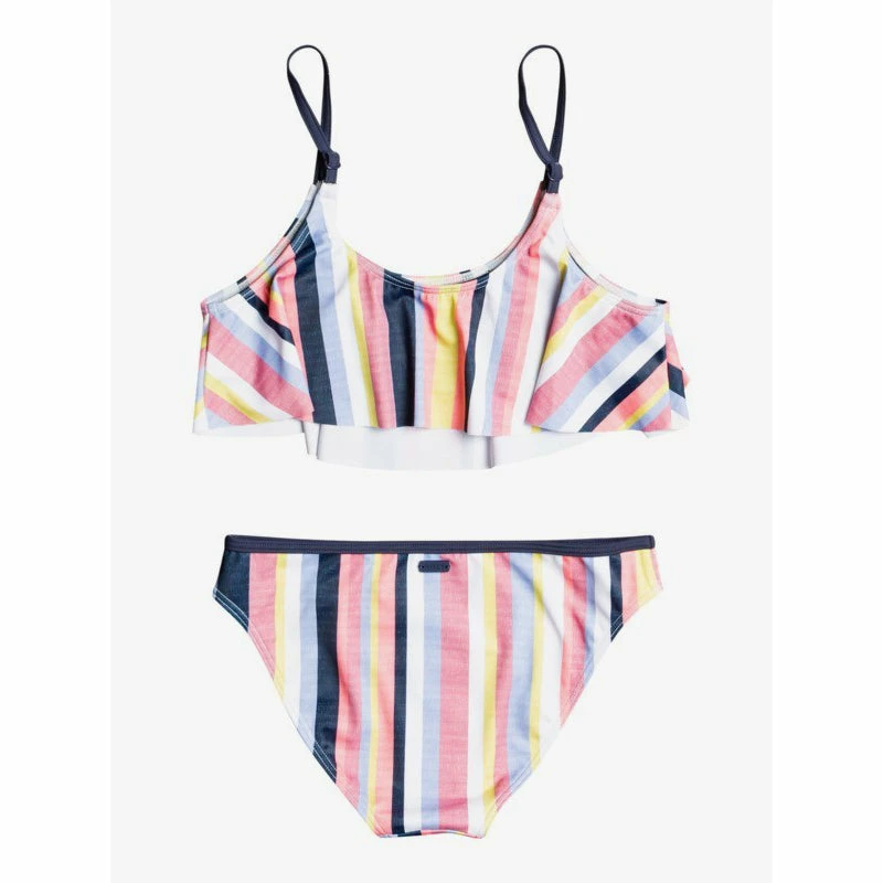 Kid's New Arrivals Roxy Girls 7-16 Lovely Shine Flutter Bikini Set 4 Kid's New Arrivals Roxy Girls 7-16 Lovely Shine Flutter Bikini Set