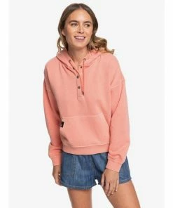 Tops Roxy Girls Who Slide Womens Pullover Hoodie