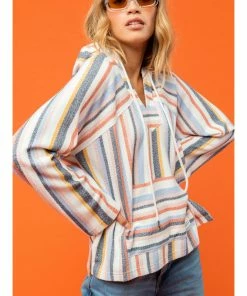 Tops Roxy Wild And Free Poncho Hoodie