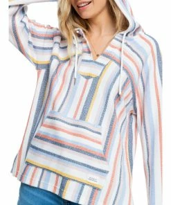 Tops Roxy Wild And Free Poncho Hoodie