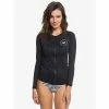 Roxy Essentials Long Sleeve Zip Rashguard
