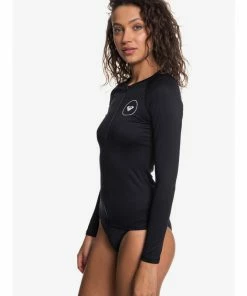 Roxy Essentials Long Sleeve Zip Rashguard