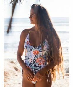 Juniors Swimwear Roxy Beach Classics One Piece Swimsuit