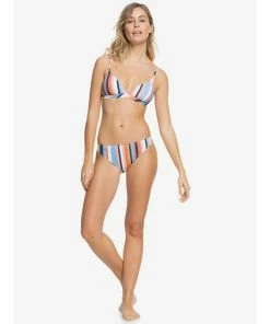 Roxy Beach Classics Fixed Triangle Bikini Top Missy Swimwear