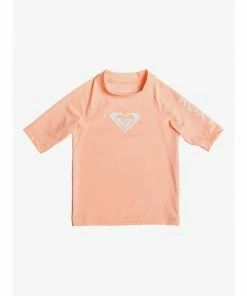 Roxy Girls Whole Hearted Short Sleeve Rashguard