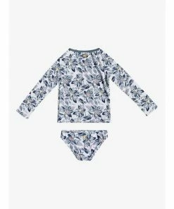 Kid's New Arrivals Roxy Girls Magic Seeker Long Sleeve Rashguard Set