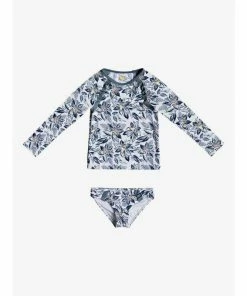 Kid's New Arrivals Roxy Girls Magic Seeker Long Sleeve Rashguard Set