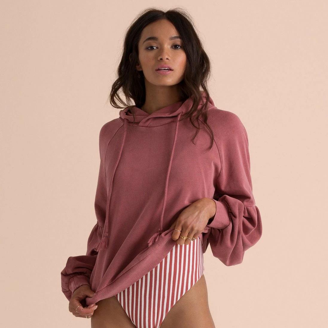 Billabong X Jules Billabong X Sincerely Jules Feeling Free Hoodie Tops 3 Billabong X Jules Billabong X Sincerely Jules Feeling Free Hoodie Tops