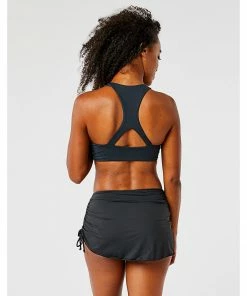 Carve Hoku Swim Skirt- Black Missy Swimwear