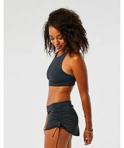 Carve Hoku Swim Skirt- Black Missy Swimwear