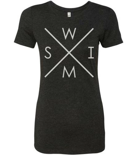 MI Sports Swim Compass Ladies Tri Blend 6 MI Sports Swim Compass Ladies Tri Blend