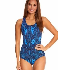 Swimwear Dolfin Aquashape Conservative Lacey One Piece