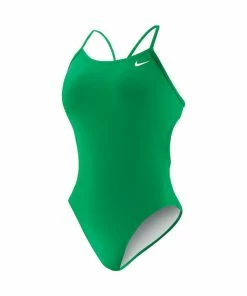 Nike Female Solid Cutout Poly Swimwear