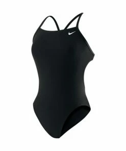 Nike Female Solid Cutout Poly Swimwear